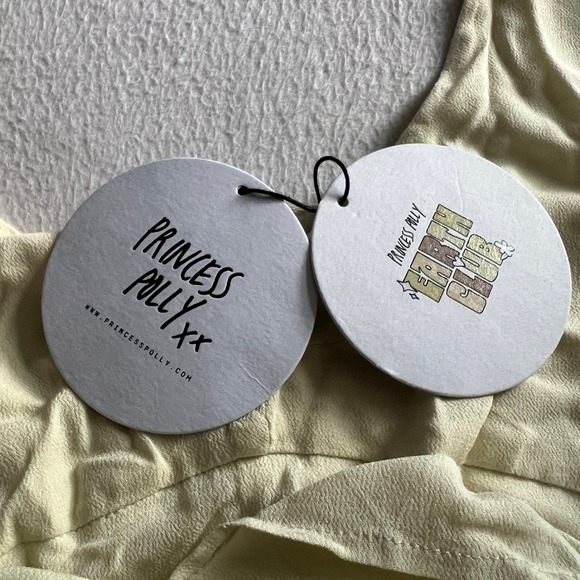 Princess Polly Maxi Dress Size 8 Sleeveless Slit Cocktail Party Elegant Cruise - Picture 6 of 10